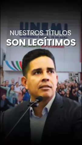 Los titulos otorgados por UNEMI son legítimos y plenamente válidos. #unemi