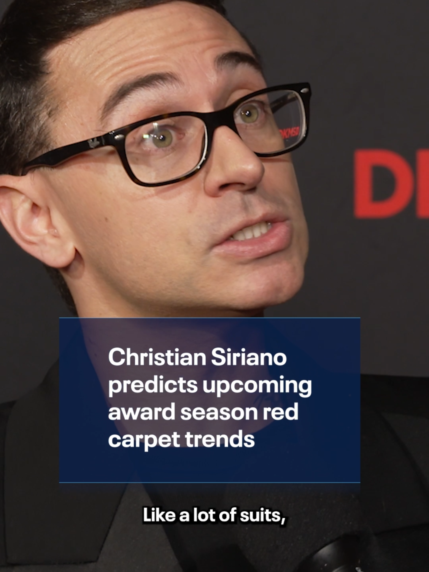 Christian Siriano is ready for the #AwardsSeason red carpet.