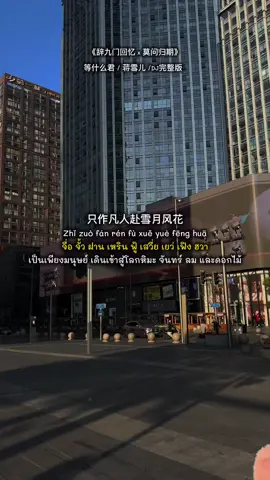 辞九门回忆 x 莫问归期 remix   等什么君 / 蒋雪儿 /DJ完整版  #แปลเพลงจีน #chinasong #辞九门回忆 #fyp 