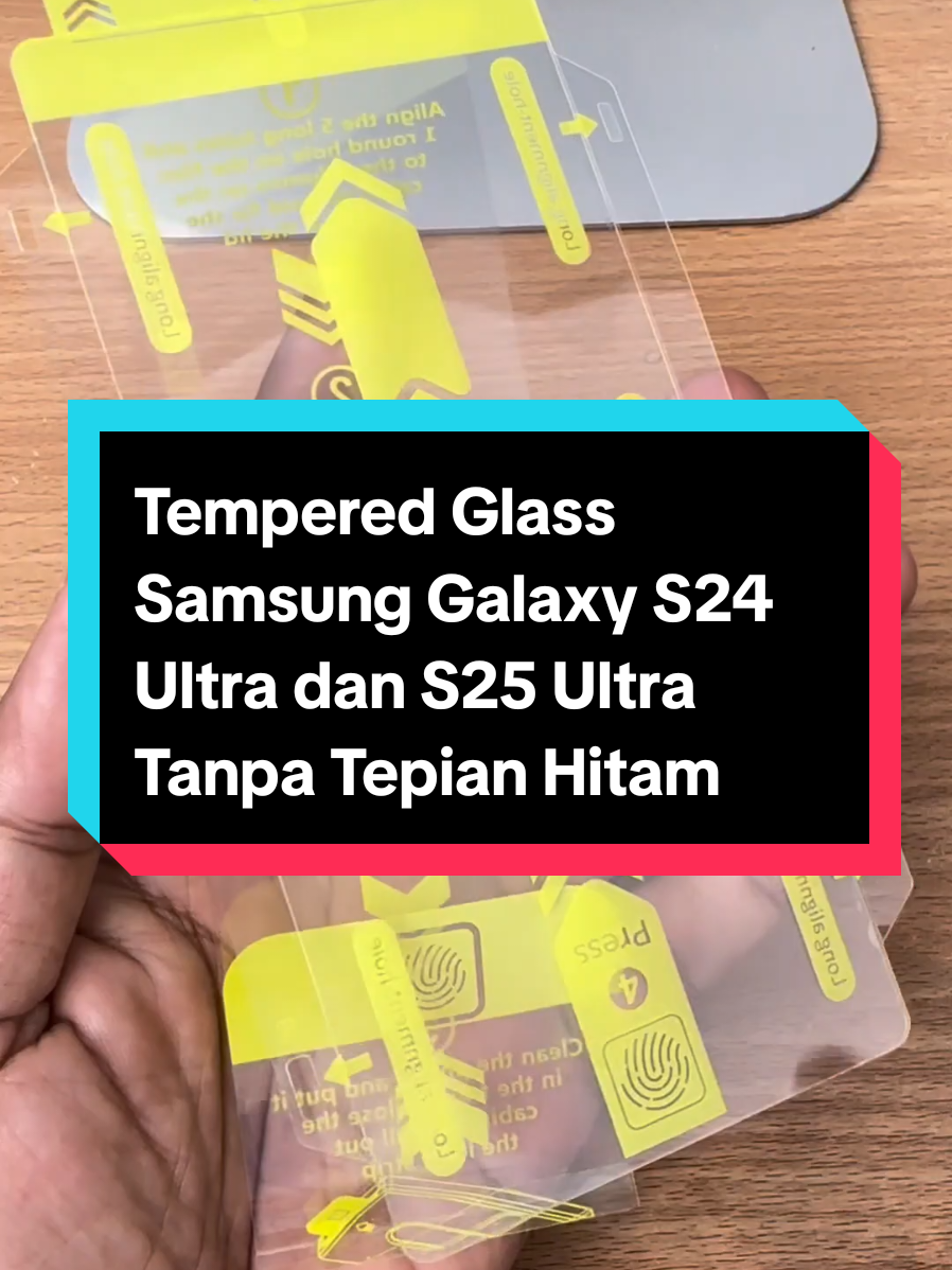 Membalas @ardi57.0  Antigores dari WSKEN mode clear tanpa tepian hitam untuk samsung galaxy S24 ultra dan S25 Ultra #temperedglass #samsunggalaxy #s24ultra #s25ultra #aksesorishp 