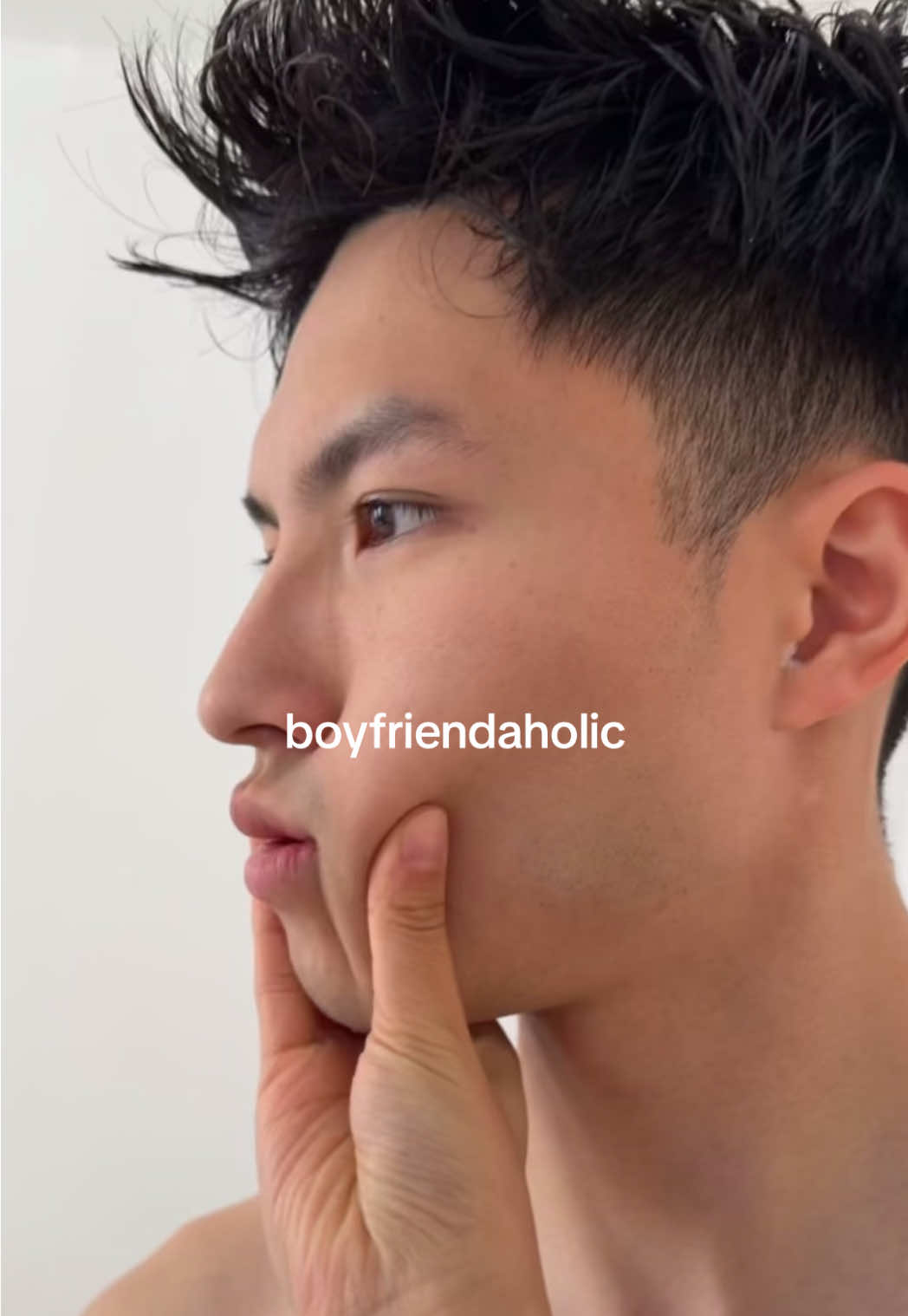 I love to touch his face 😩 #couplegoals #couple #boyfriend #couplestiktok #relateable 