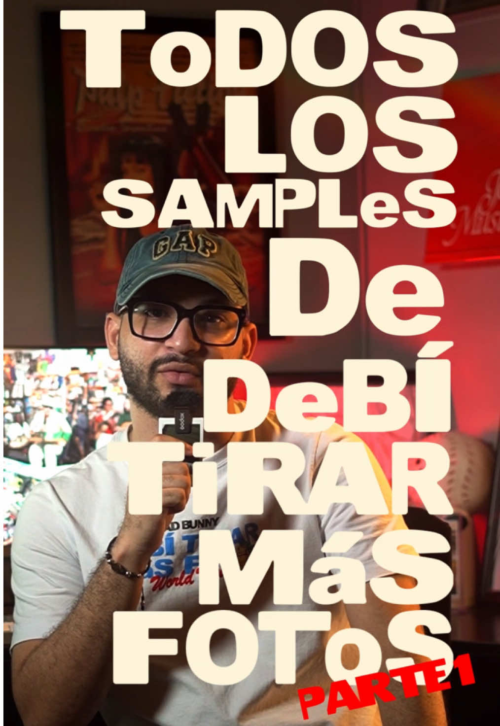 Hoy todos los samples de “Debí Tirar más Fotos”, me tocó dividir el video en dos partes porque luego me quedaba muy largo. Espero les guste :) @Bad Bunny #debitirarmasfotos #dtmf #dmtftour 