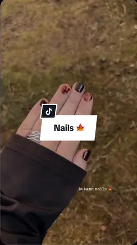 🍁🍂#autumn #automne #nailsart #brown #fyp