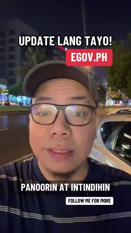 EGOVPH UPDATE TAYO #foryoupage #brgyrigga #ofw #pinoy #tiktokdubai 