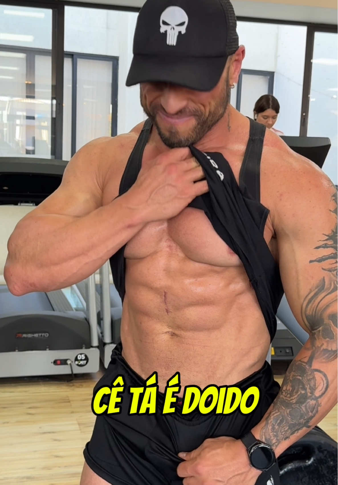 Natural?😱😱😱😱 #treino #academia #Fitness 