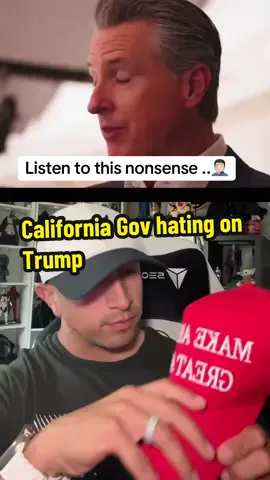 California Gov hating on Trump😂#gavinnewsom #californiagovernor #trump #latinosfortrump2024 #trumpsupporters 