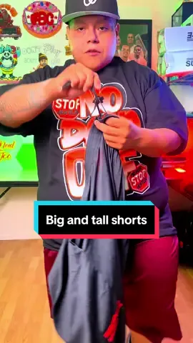 Big and Tall Shorts 🩳  Super comfortable, pockets, drawstring and TRUE TO SIZE 👍 Mesh & Dry fit options #shorts #shortsformen #bigandtall #mensplussize #plussizeshorts 