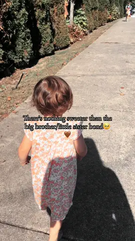 Her little run🥲😍  #brothersister #siblinglove #fypシ #MomsofTikTok #romanticizeyourlife 