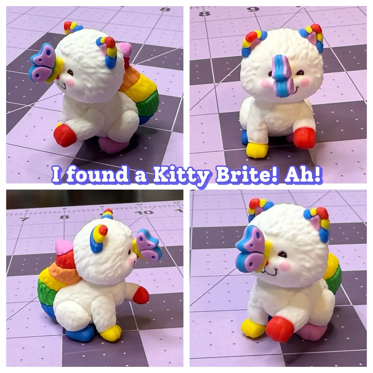 I’ve literally never seen one before and I happen to find one randomly at 5 Below. I love her. #kittybrite #rainbowbrite #cheebee 