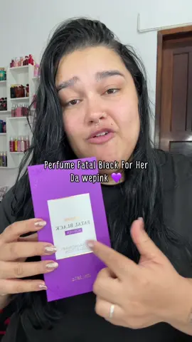 Perfume Fatal Black For Her da wepink 💜 Tem no mercado livre  busque pelo id 7QM43A-DVJ0 @Mercado Livre Moda  #OMelhorDaBeleza #mercadolivremoda    @wepink  #perfume #fouyou #viral  