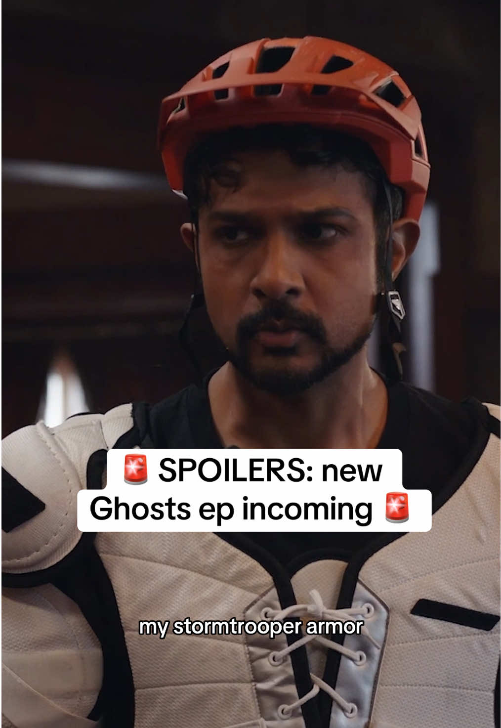 Everyone copes with the threat of eternal damnation differently. 🔥 #GhostsCBS #ghosts #sneakpeek #comedy #tv