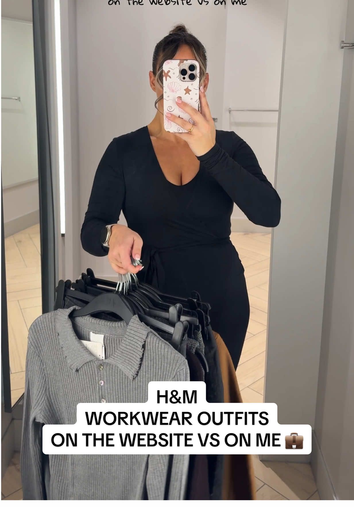 H&M ON THE WEBSITE VS ON ME - WORKWEAR OUTFITS 💼 everything links on my LTK (link in bio) including a full size breakonwn! Let me know your fave? 🥰 #hmhaul #tryon #workwear #officewear #hm 