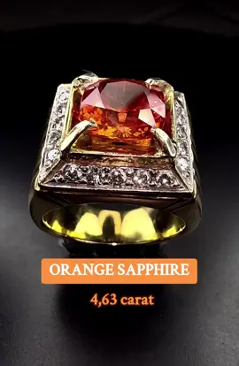 WA 081317667160 #orangesapphire #orangesapphires #sapphire #jewelry #permata 