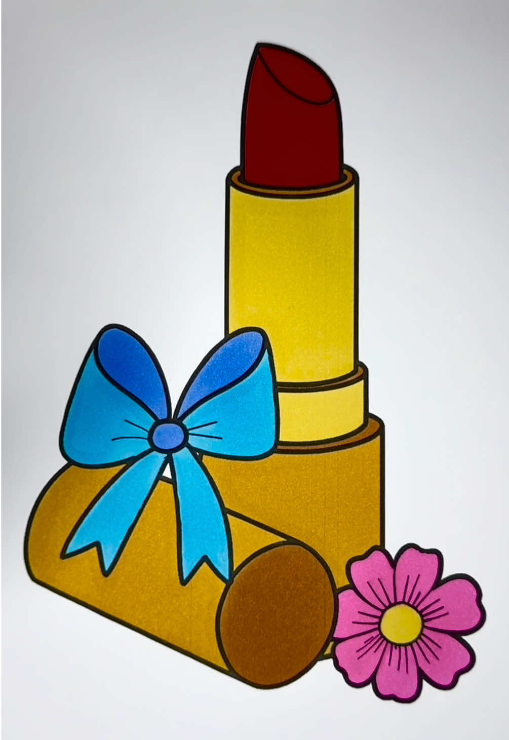 💄💛 #asmr #satisfyingcoloring #relaxingvideos #asmrsounds #colourwithme