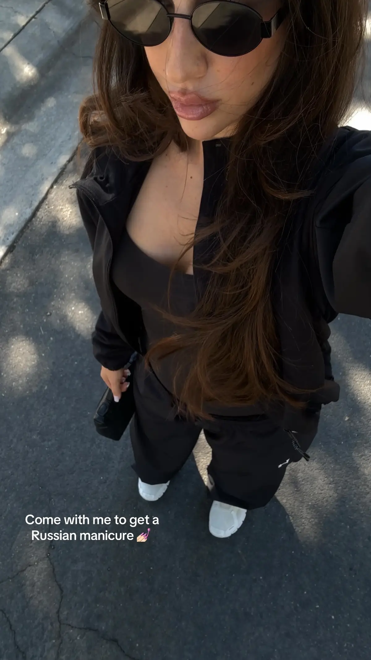 I love them, I wish I went even shorter 🤩 #nails #frenchtips #russianmanicure 