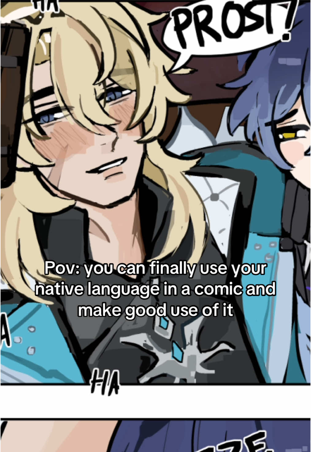 I waited years to finally use this word (and the other sentence 👀) #varka #flins #varkaflins #varflins #genshin #fanart #digitalart #artreels