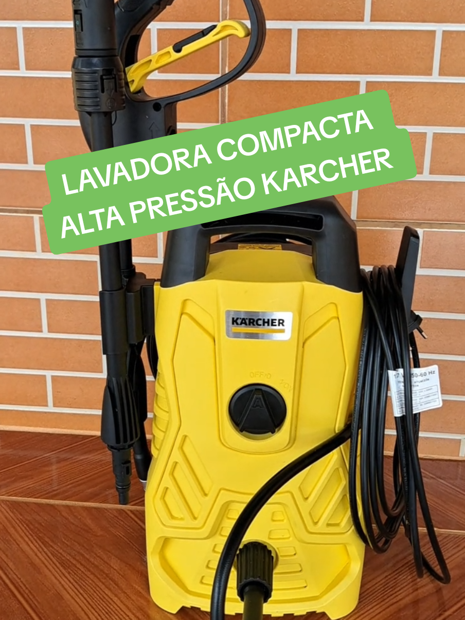Lavadora alta pressão Karcher compacta, portátil 1400W e 1500psi. Testada e aprovada.  #lavadoraaltapressao #acheinashopee #vitrinedigital1822 #WAP #karcher 