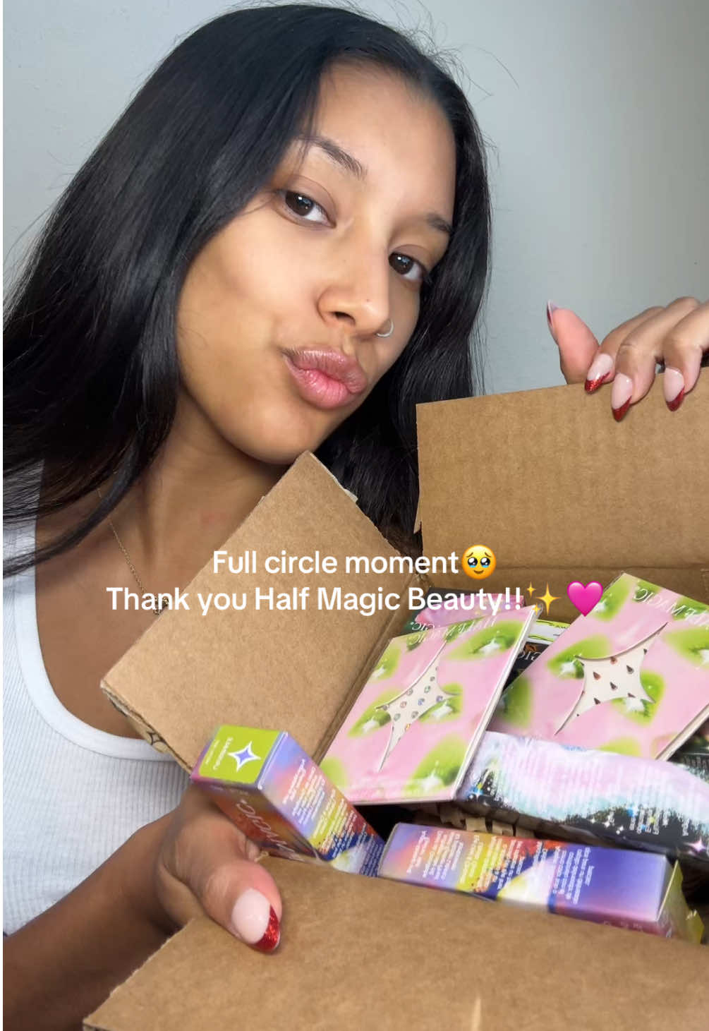 Forever grateful!!🥹🩷✨💐 thank you to anyone who’s supported me throughout the years, more to come!!!🫶🏽 @Half Magic by Donni Davy  #fyp #latinacreator #htxmua #houstontx 