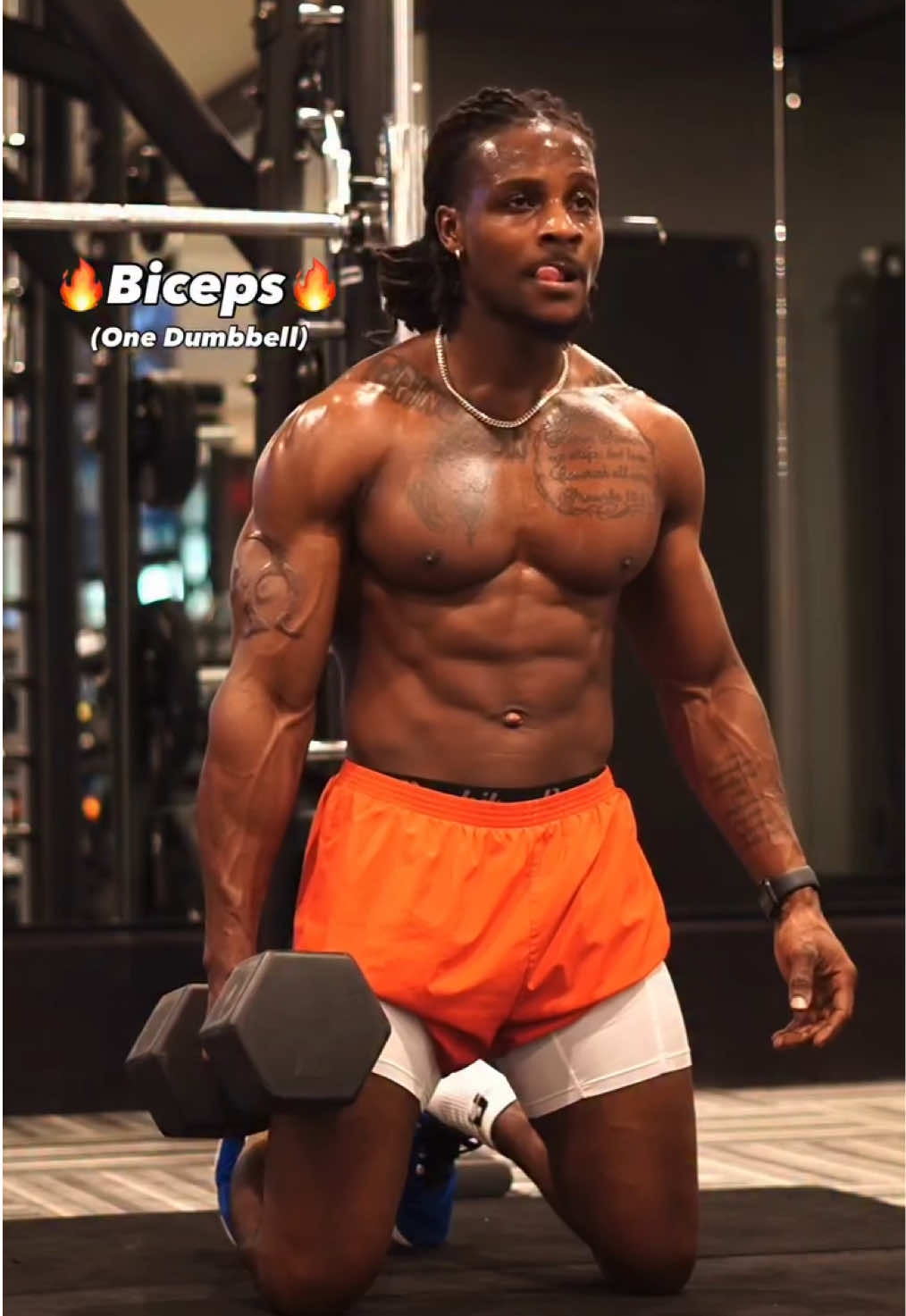 One DB Bicep Gauntlet #grind #workout #biceps