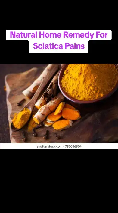 Natural Home Remedy For Sciatica Pains. #sciatica #sciaticarelief #homeremedies #naturalremedies #fyp 