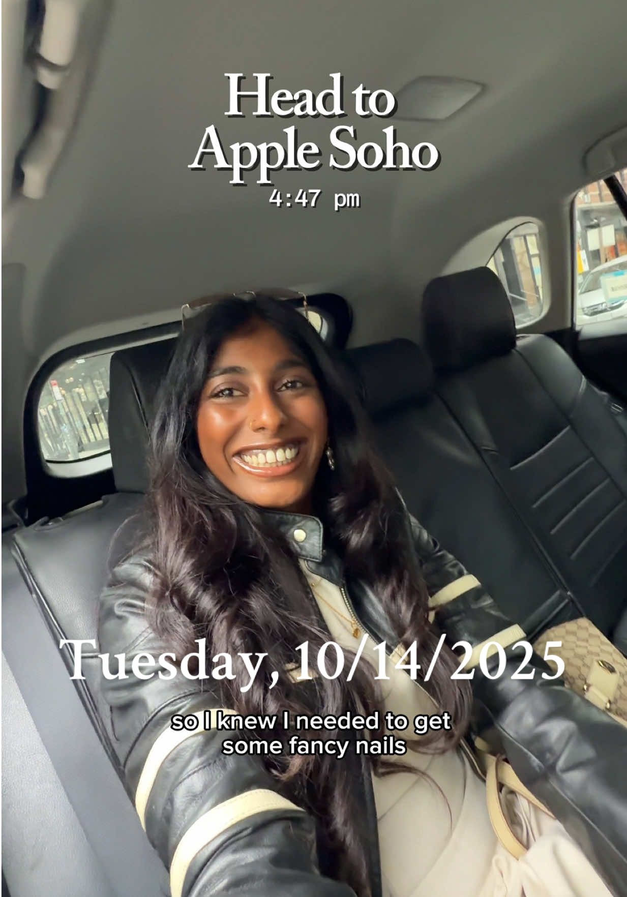 Tuesday, 10/14/2025: 👟🏃🏾‍♀️🍞🚇🚿👩🏾‍💻🚇💅🏾🚗🍎📕🌃👯‍♀️🚗🍣 @TCS New York City Marathon @radiobakerynyc @Shop Chillhouse @Reese Witherspoon @ReesesBookClub @Apple Books #preethisdiary #dayinthelife #Vlog #nyc #nyclife     