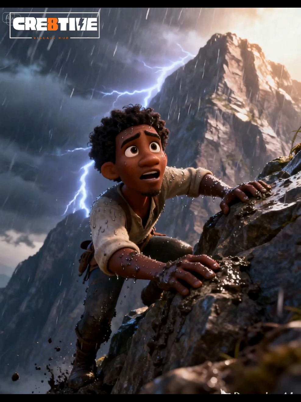 Sometimes your hardest climb leads to your greatest peace🌅 #animatedstories #digitalfaith #africangospel #jesuslovesyou #cre8tiveke 