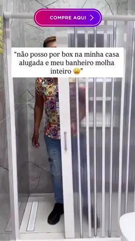 Box sanfonado PVC 185x130cm! Protege seu banheiro da água, translúcido e resistente. Elegância no banho! Comente BOX para receber o link do produto com desconto!!! #Shopee #BoxBanheiro #Achado #banheiro