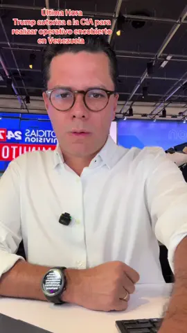 Urgente - Trump autoriza operativo encubierto de la CIA en Venezuela, reporta The New York Times  #Venezuela #Maduro 