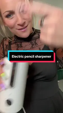 Sharpens fast, looks sleek, and saves time , this electric pencil sharpener just made my desk 10x better. ✏️ #ElectricPencilSharpener #DeskEssentials #OfficeFinds #officemusthaves #tiktokshopcreatorpicks 