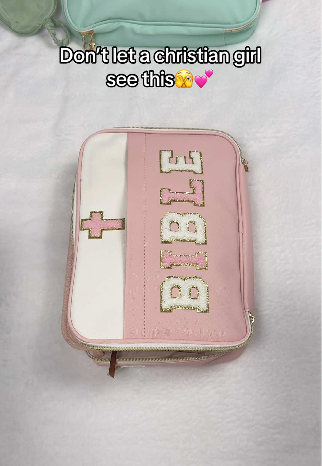 Bible bag ASMR🤍✨ #christian #bible #christiangirl #Jesus #christianity 