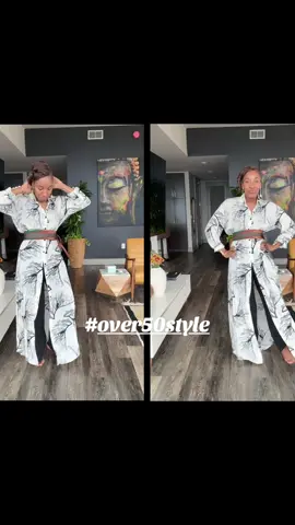 My 50s are for little fashion shows. #over50style #over50andfabulous 