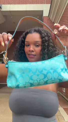 I love her down!! I had one so similar when I was a little girl. I’m lowkey a coach girlie now I got 3 bags purrr