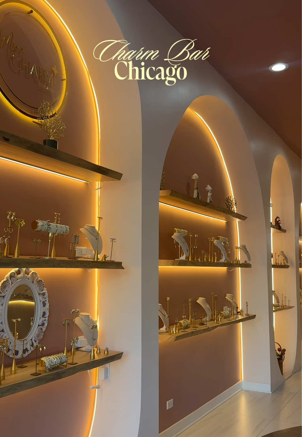 The cutest girls date at @charmbarchicago 💞 Right in the heart of Logan Square is this Latina owned jewelry store & charm bar ✨ choosing the charms and designing our necklaces was so much fun & the perfect way to unwind during the heavy times we’re experiencing in Chicago 💖  #logansquare #logansquarechicago #charmbar #charmbarchicago #charmjewelry    