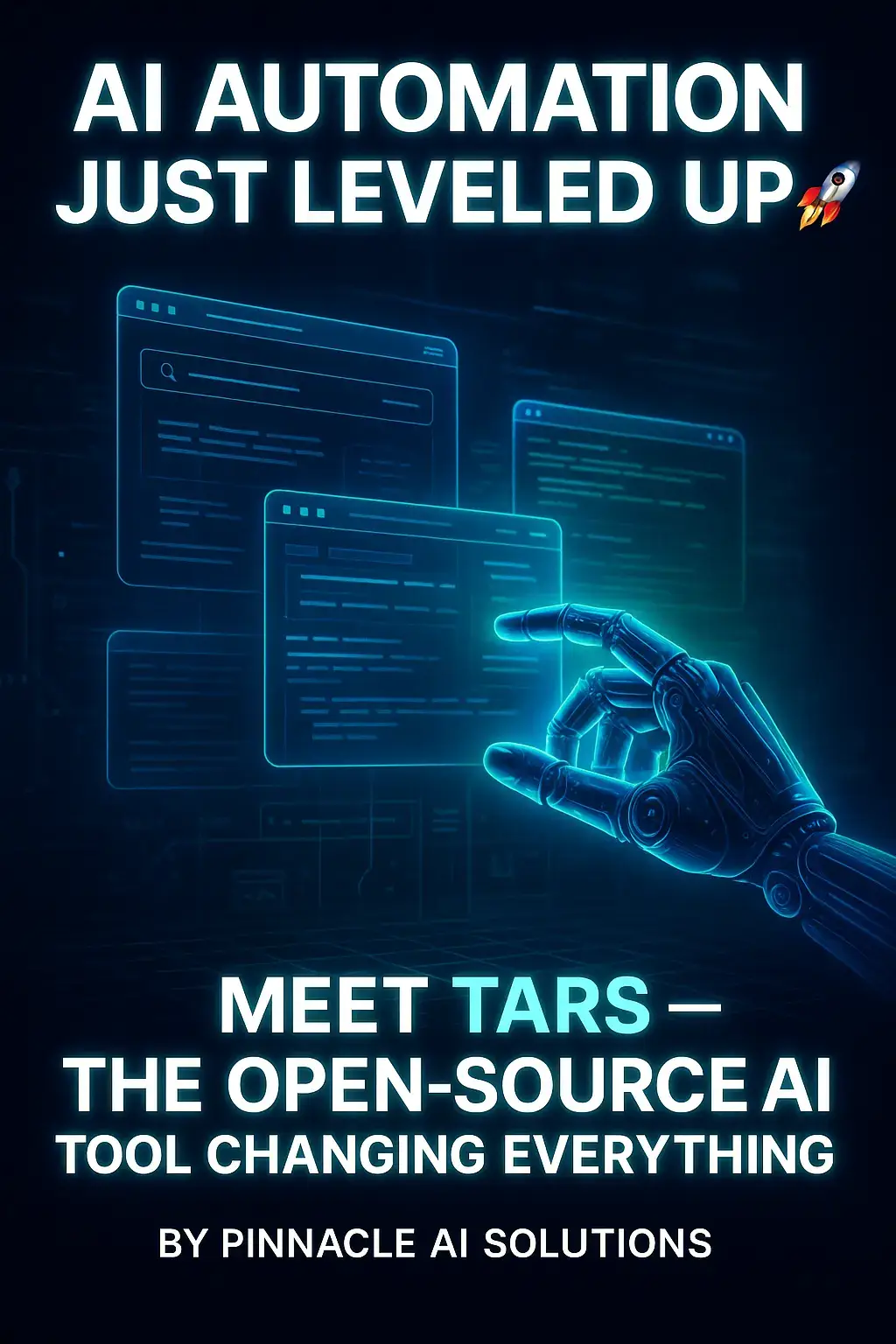 🚀 AI Automation Just Leveled Up 💡 Meet TARS — the new open-source AI automation tool developed by ByteDance (yes, the company behind TikTok). 🔥 Why Everyone’s Talking About It: TARS lets you automate your entire workflow — from web research to browser actions — and it runs locally on your computer or phone. No cloud. No limits. Just pure power. ⚙️ Here’s What It Can Do: ✅ Automate clicks, scrolling, and typing ✅ Perform deep web research in seconds ✅ Fill out forms automatically ✅ Save massive amounts of time If you’ve ever wished for your own personal digital assistant that runs offline and learns from your behavior, this is it. 💭 Imagine your phone or PC doing your daily tasks while you focus on bigger moves. 💻 The future of automation is local + open-source — and TARS just proved it. 👇 Save this post & follow Pinnacle AI Solutions for more cutting-edge AI tools that change the game. #AI #Automation #TARS #ByteDance #AITools 