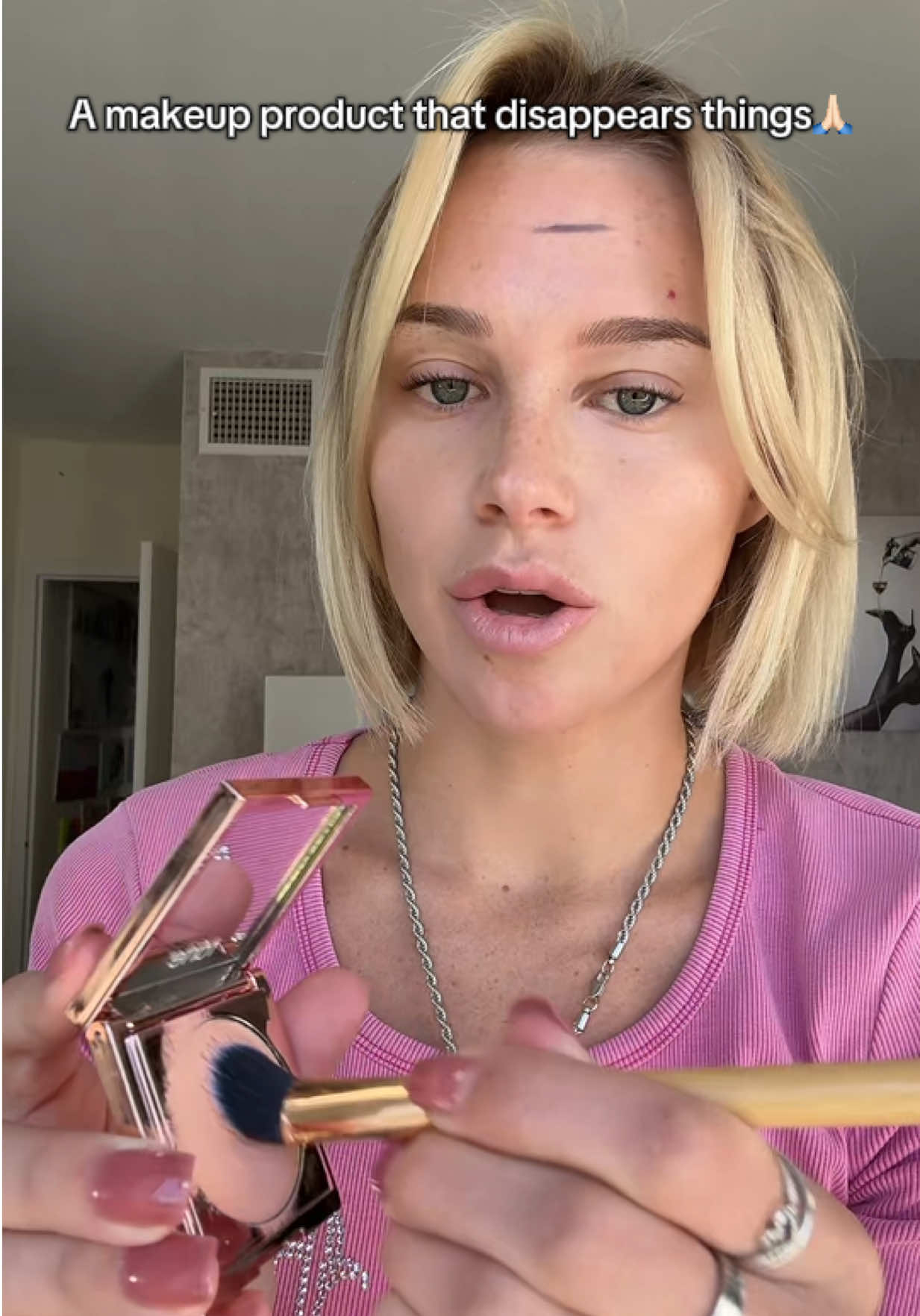 A makeup product that disappears things 🙏🏻 #tarte #darkcircles #acne #makeup 