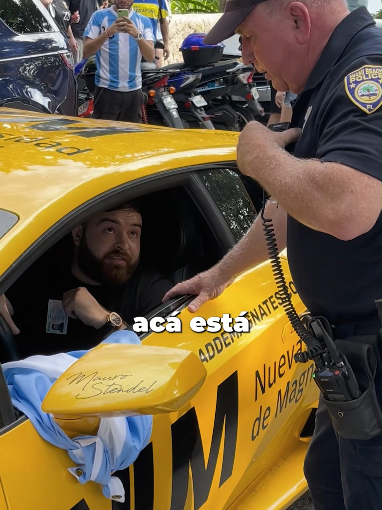 Mauro Stendel y policia, contexto