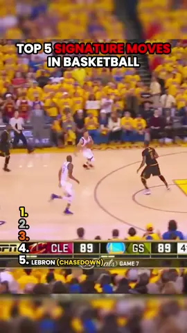 Top 5 Signature Moves in Basketball🏀🔥 #lxthalhoops #basketball #signature 