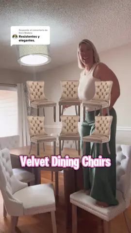 Respuesta a @Dora Madera Son resistente y elegante 