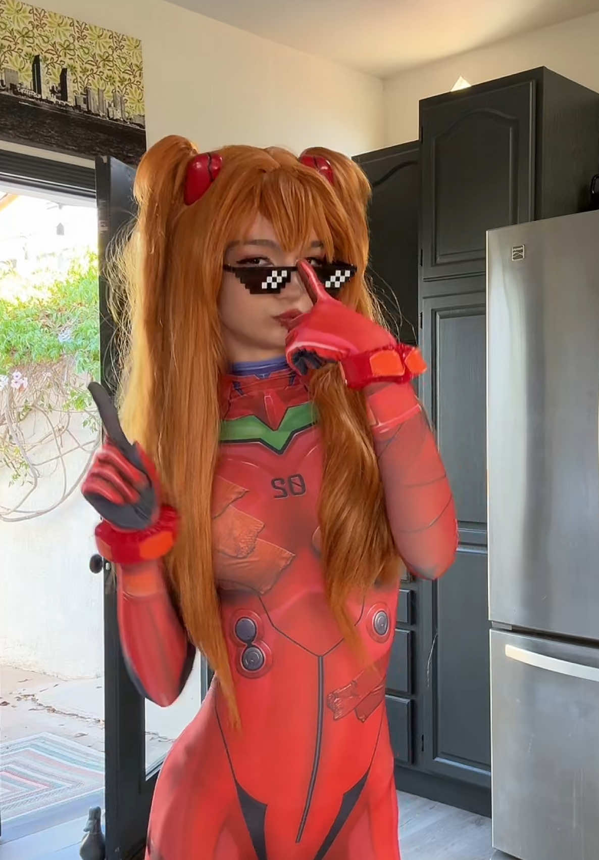 😎 #fyp #asuka #cosplayer #evangelion #anime 