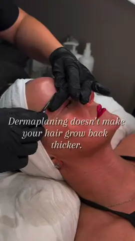 It’s a common myth, but the truth is that dermaplaning only removes vellus hair (peach fuzz) and dead skin cells — it doesn’t affect the hair follicle or change hair growth. Having a dermaplane facial in autumn is one of the best treatments for skin health and renewal 🍂 It helps repair summer sun damage and preps your skin for the colder, drier months ahead. As the temperature drops and heating is turned on, skin can become dry and flaky. Dermaplaning gently removes that buildup, allowing your skincare products to absorb better and keeping your complexion smooth, hydrated, and glowing all season long ✨ #dermaplaning #facial #dermaplane #myth #facialskincare 