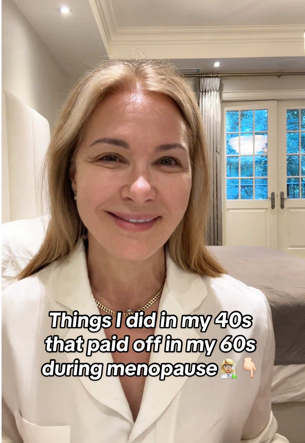 Things I did in my 40s that paid off in my 50s and 60s during menopause👩🏼‍🔬👇🏻 Your future skin reflects what you do today. These were my skincare game-changers: 🧬 Copper Peptide Serum – Boosted skin repair, firmness & overall health with minerals + peptides. 🛡️ Glutathione Antioxidant Serum – Helped hydrate, brighten & protect with one of the body’s most powerful antioxidants. ⚡ Accelerated Recovery Treatment Serum – My 14-day bootcamp for elasticity, hydration & early aging signs—total reset. Menopause may change your skin, but the right prep makes all the difference. #MenopauseSkinCare #ProAging #SkinOver40 #HealthySkinHabits #GlowThroughTheYears