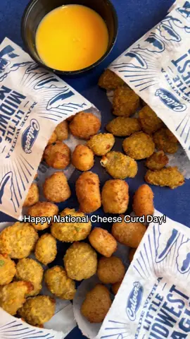 Happy National Cheese Curd Day! Are you celebrating with our classic Cheese Curds or NEW Jalapeño Cheese Curds? #Culvers #Cheese #CheeseCurds 