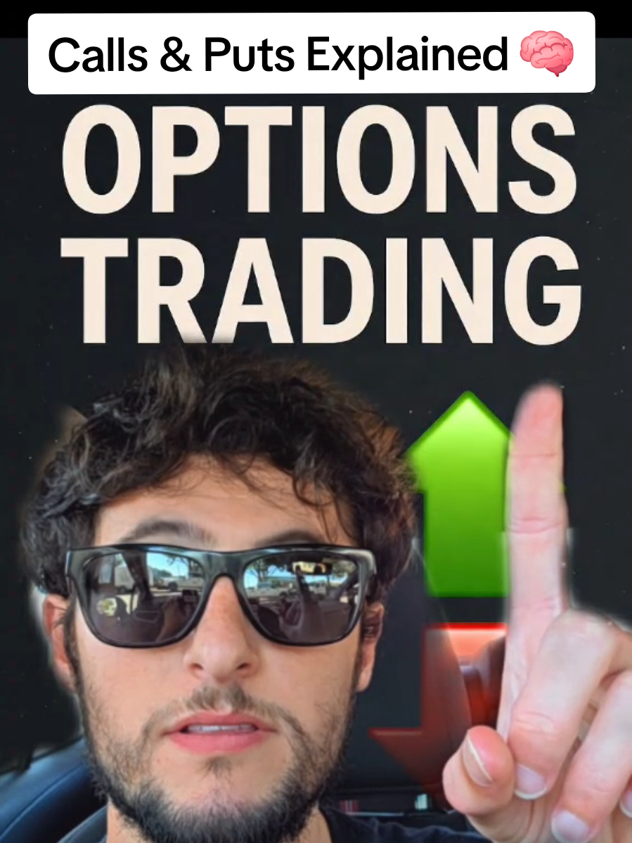 Calls 📈 & Puts 📉 Explained  #optionstrading #stockmarket #investing #financetips #fyp 