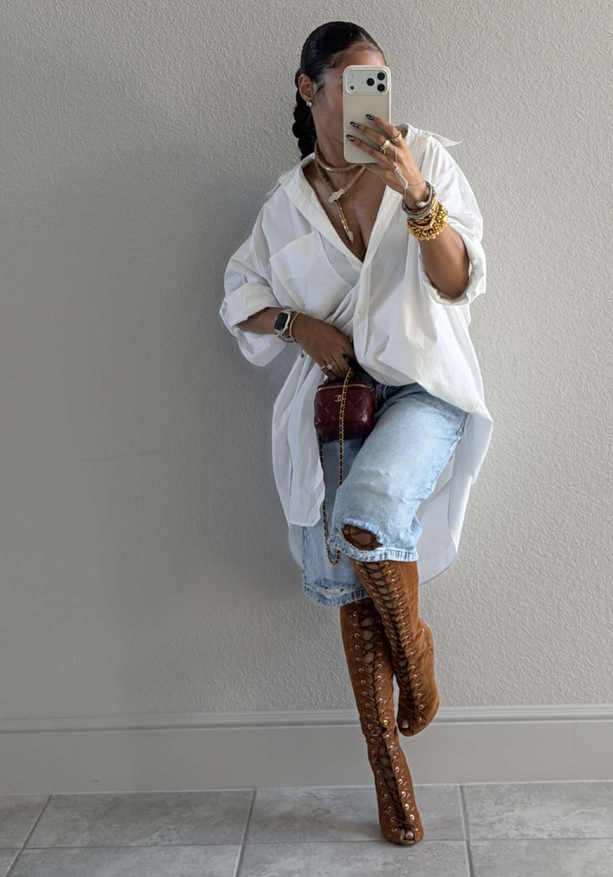 My WFH outfit tried to take me out but that’s ok cause the Lord don’t like ugly and He will have His vengeance on these forces working against me ☝🏽 🤗 