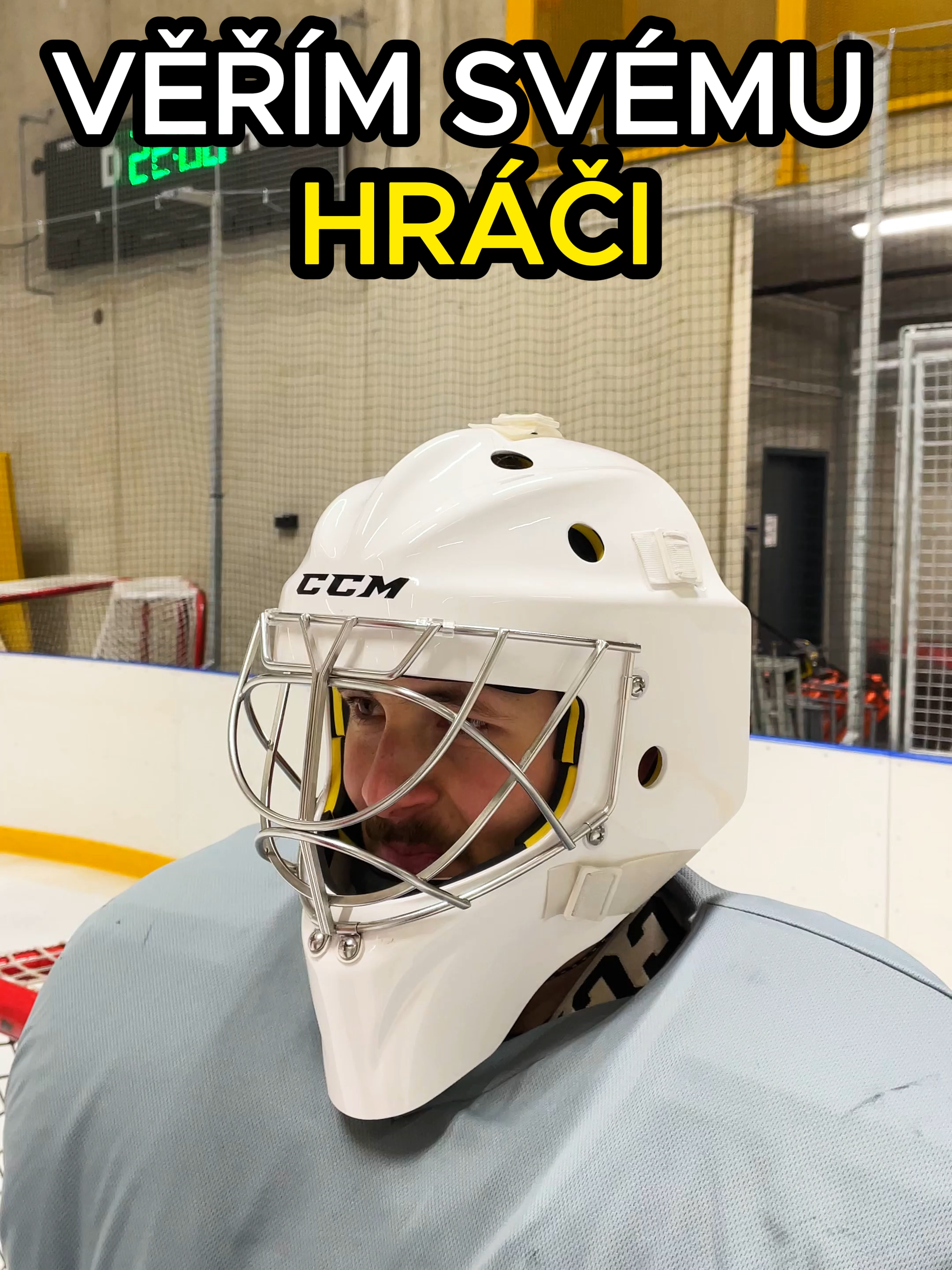 Důvěřuj, ale prověřuj! 🎯@dualvitcz Kód: CEDNIK10 #hockey #icehockey #game #headshot #zápas