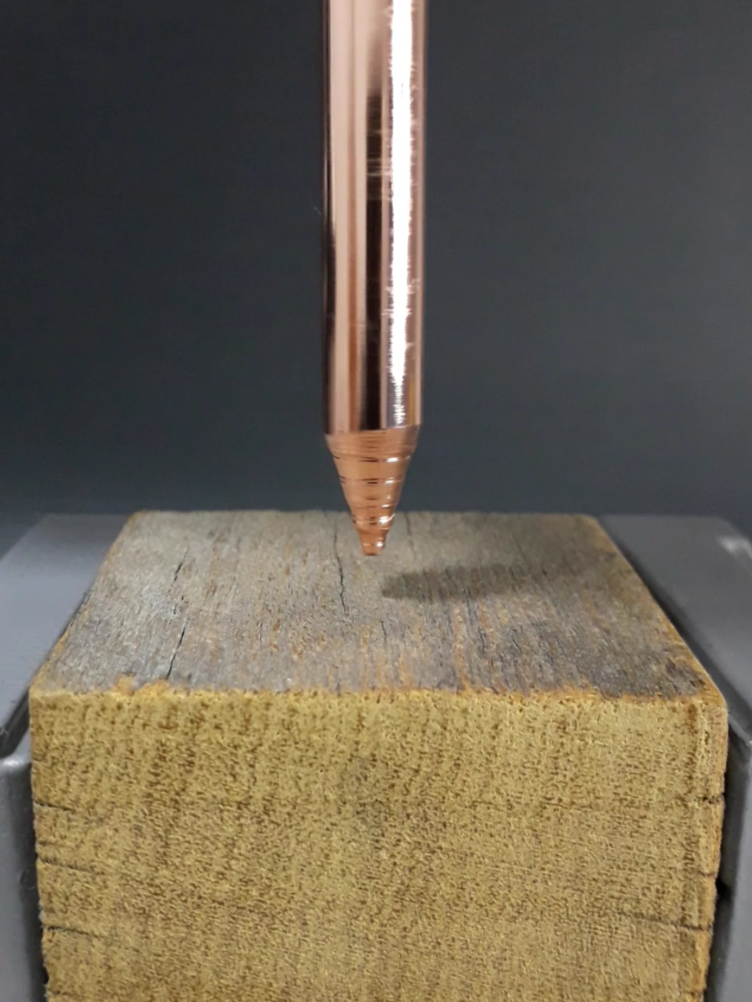 Testei fazer fricção usando cobre #experiment