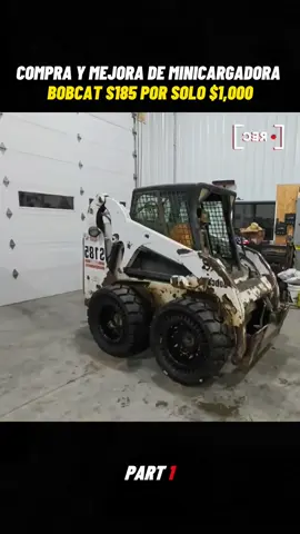 Buying & Upgrading skid-steer loader - Bobcat S185 with just $1000 #constructionworker #build #building #skidsteer #fixingcar 