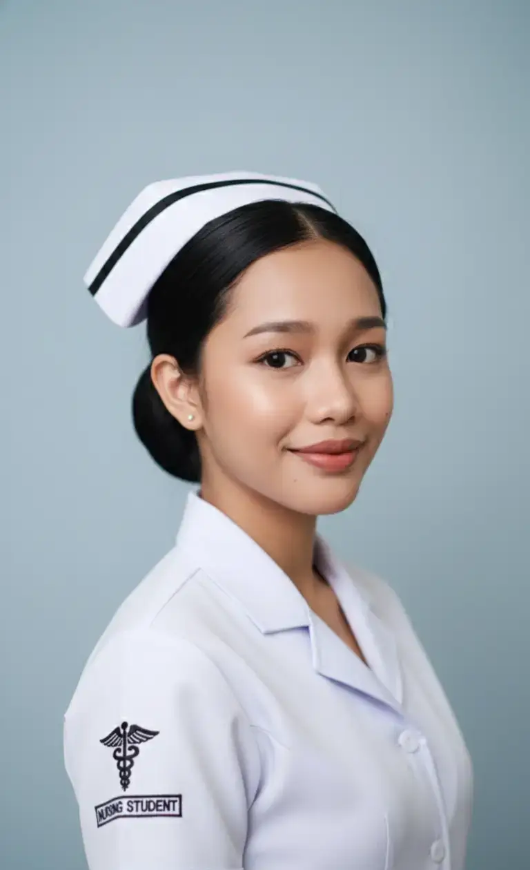 If a picture is worth a thousand words, this one whispers a whole new future. I love my current journey, but thank you to the AI that let me step into my dream course uniform just for a moment. It’s a beautiful reminder that passion never truly expires. 🫶🏻🎀#fyp #criminologystudent #nursingstudent #multo #fypシ゚ 