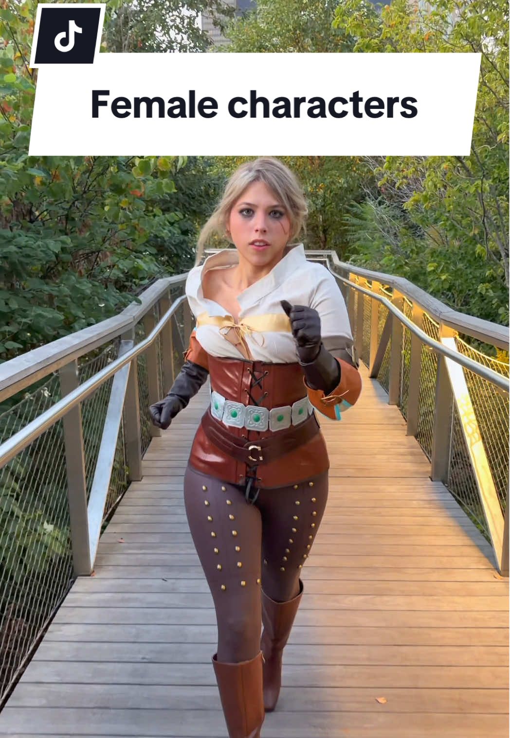 I’m sorry but ain’t no way these powerful women would be zipping on their 4” high heels for combat 💀 but they do look good, I’ll give ya that! #thewitcher3 #ciricosplay #cirillaofcintra #femalevideogamecharacters #thewitcher 