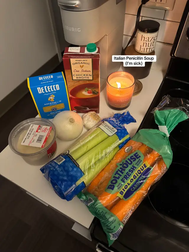 I made this and already feel a little better. Thank God I’m Italian ❤️🤌🏽